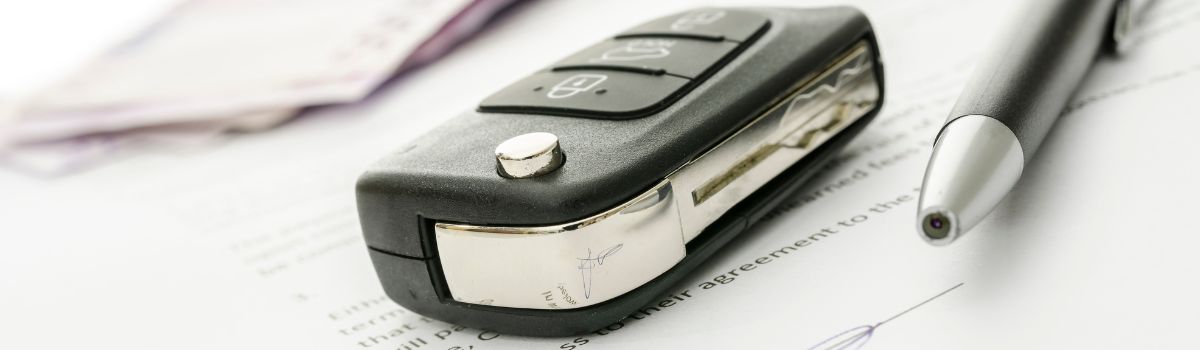 Autosleutel op autocontract