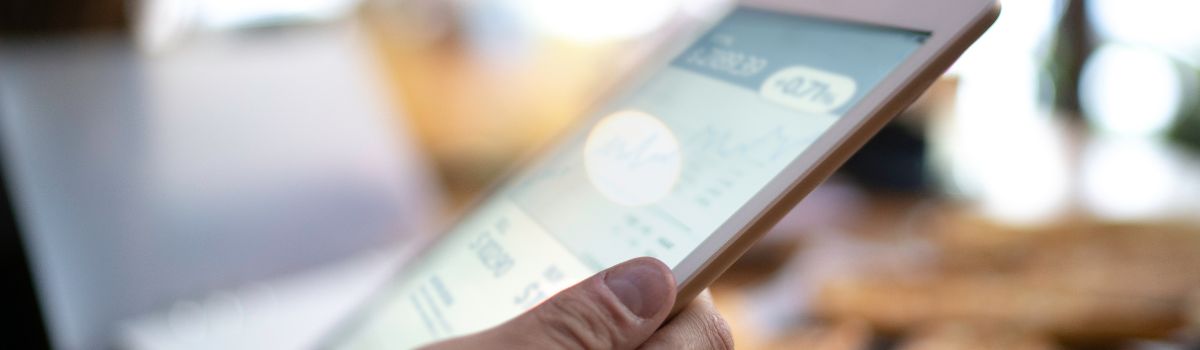 Investeren op tablet
