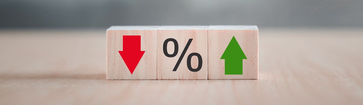 Interest rates up and down